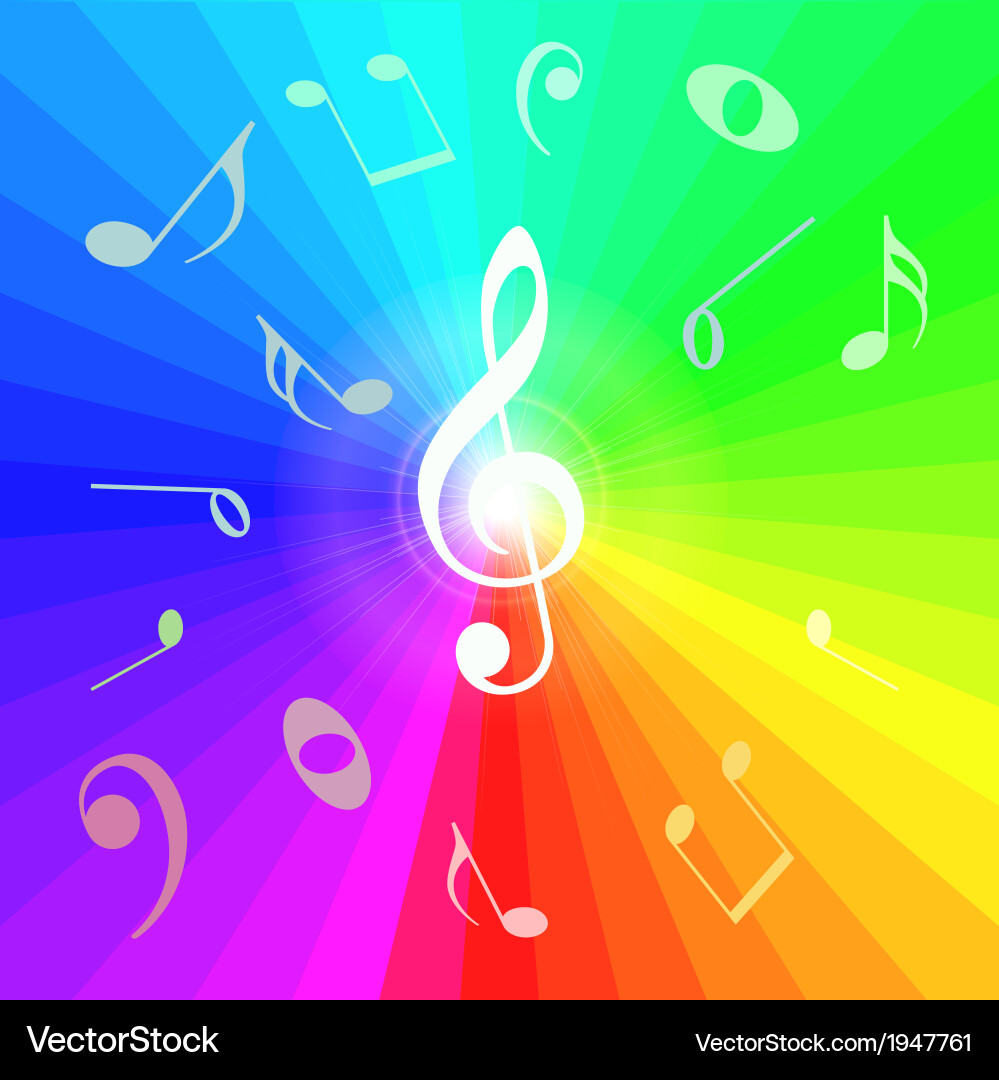 Abstract music notes background Royalty Free Vector Image