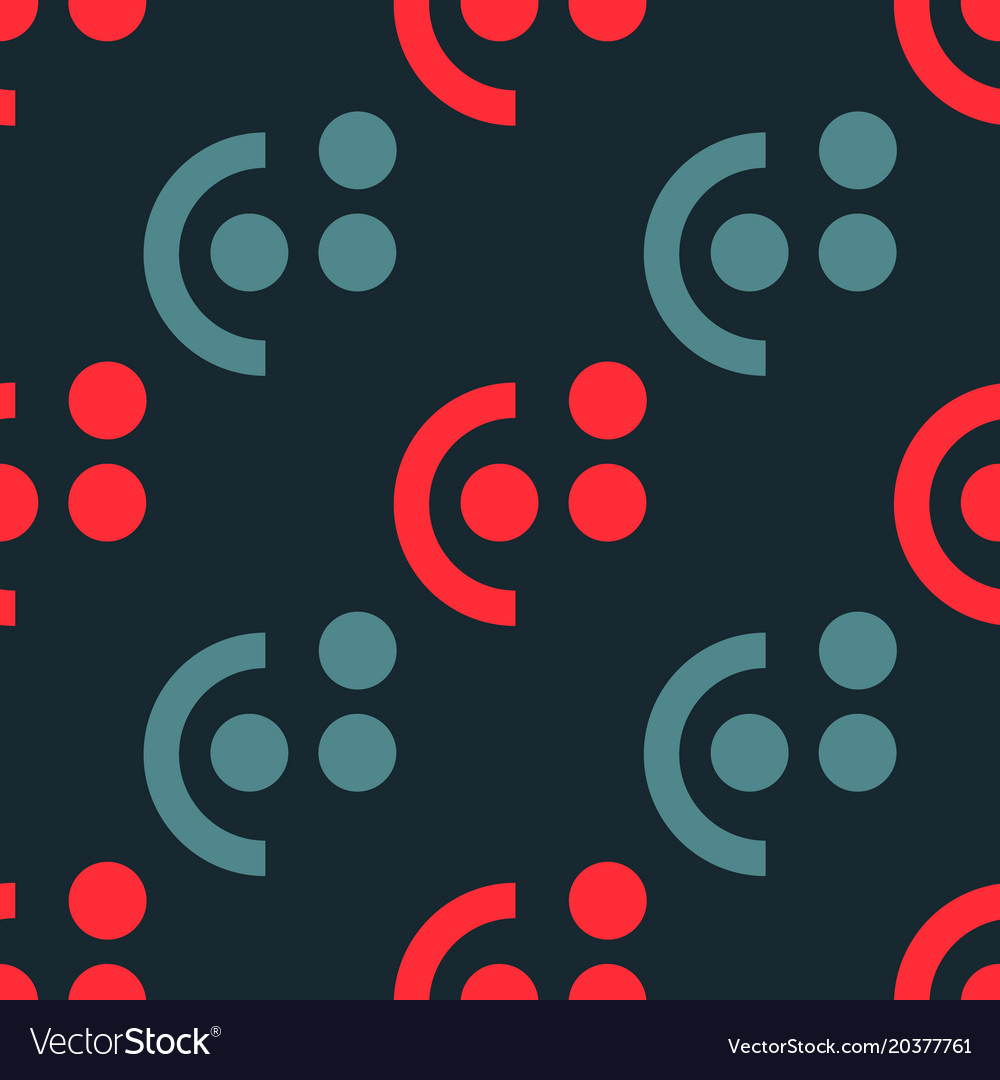 Button right check seamless pattern