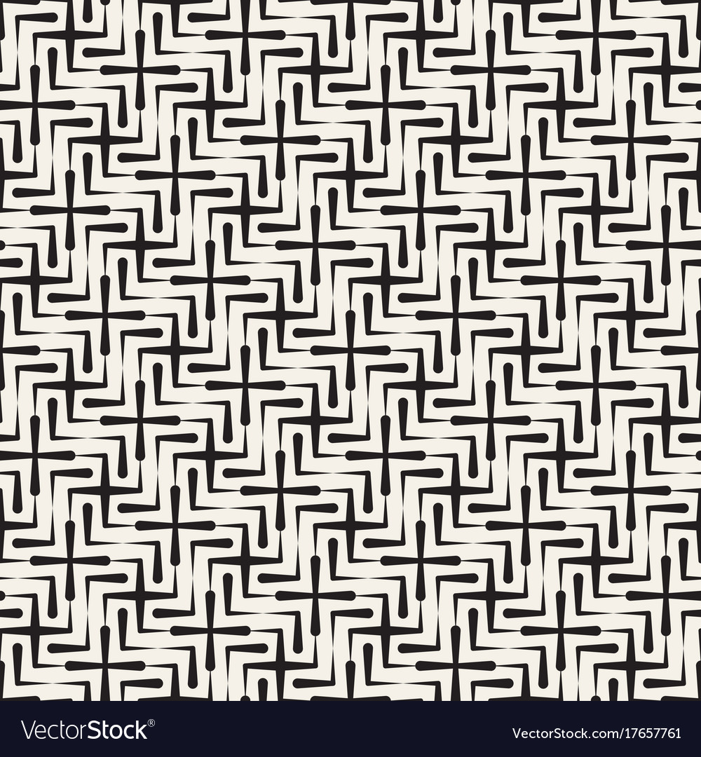 Cross Tiling Pattern - Modern Geometric