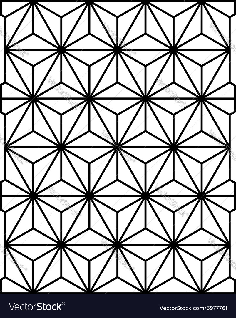 Geometric Hexagonal Pattern