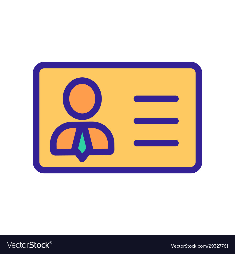 Man document icon isolated contour symbol