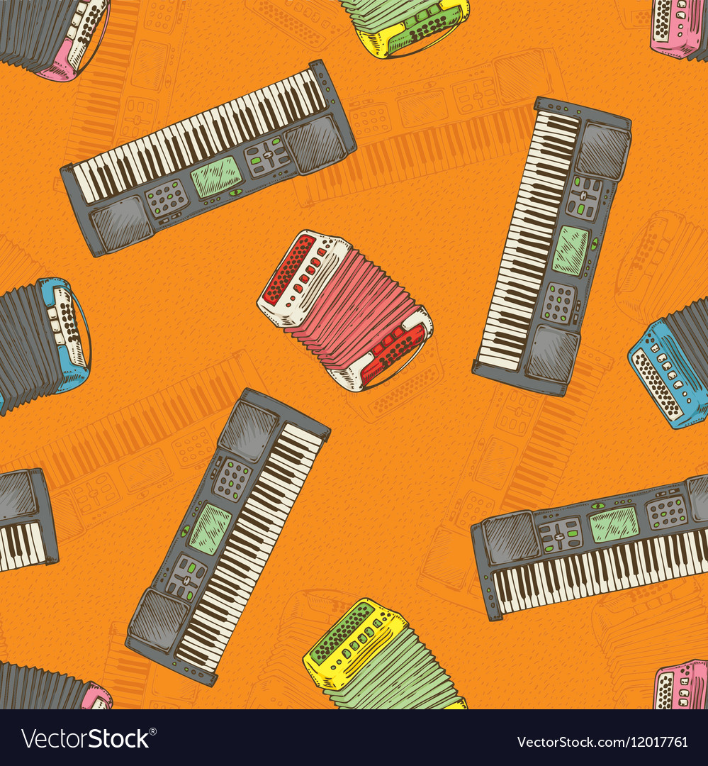 Musical Keyboard Pattern