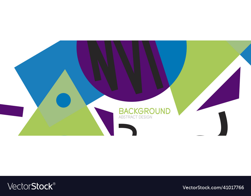 Abstract background blocks lines triangles vector image Abstract background blocks lines triangles