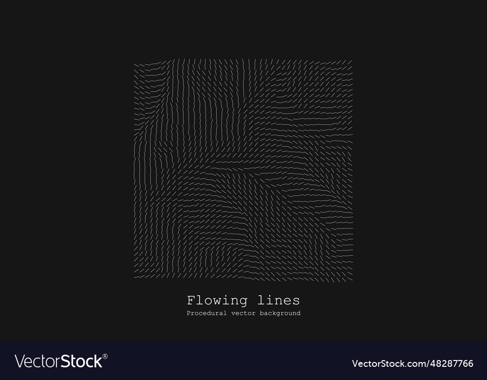 Abstrakte Linienmatrix Muster Geräuschfluss dynamisch vector image Abstrakte Linienmatrix Muster Geräuschfluss dynamisch