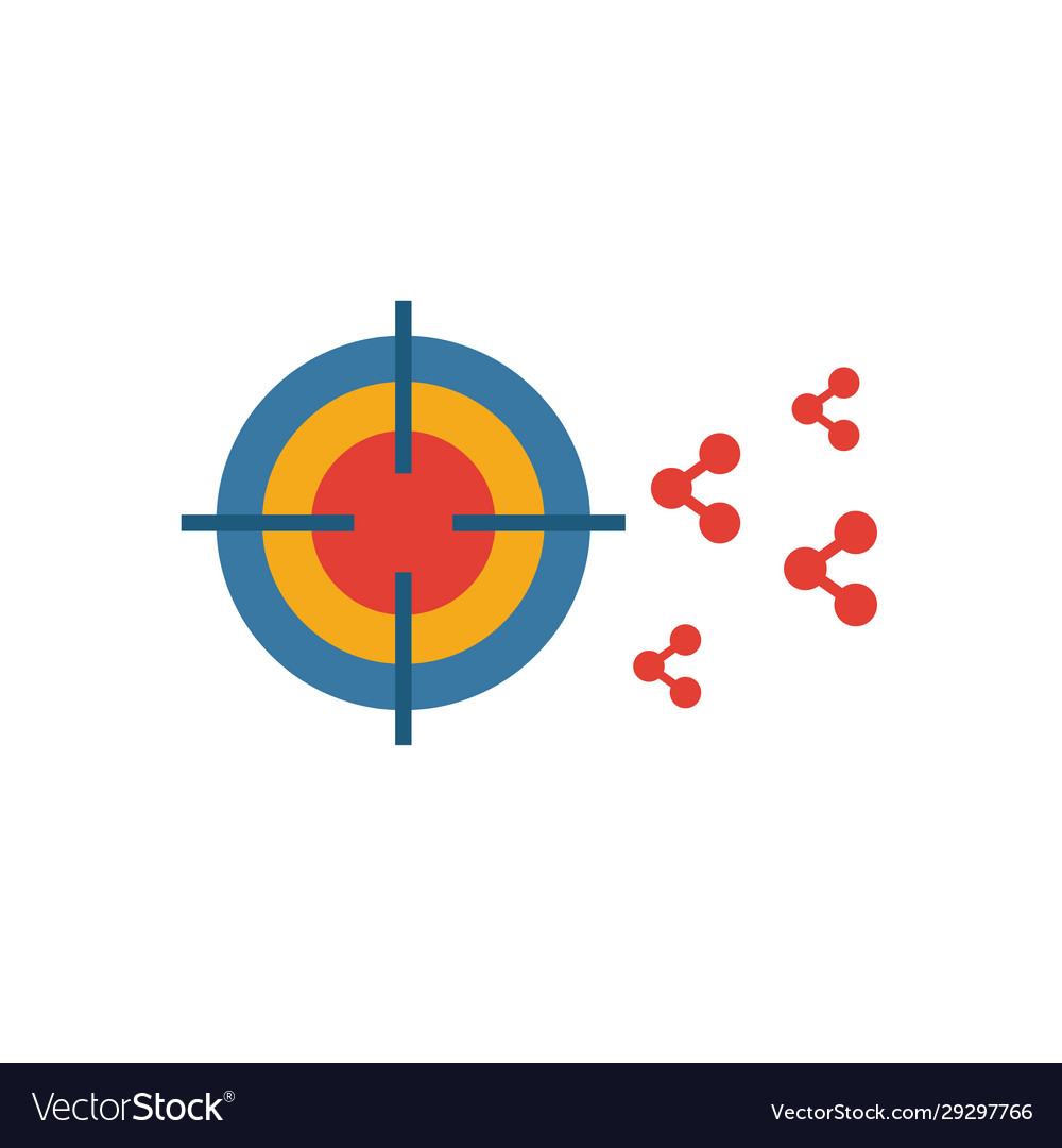 Ad targeting icon simple element from smm icons