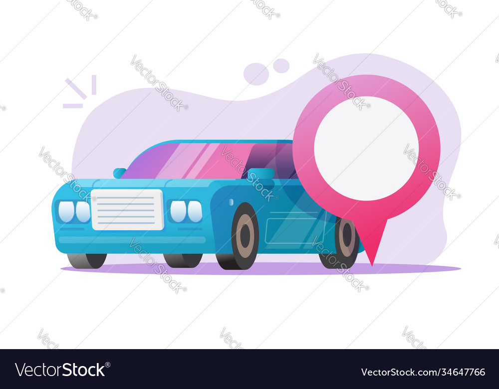 Cat location position map pin pointer marker Vector Image Cat location position map pin pointer marker