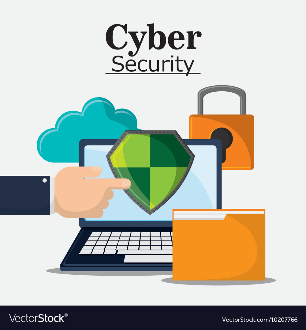 Cyber and system security icon