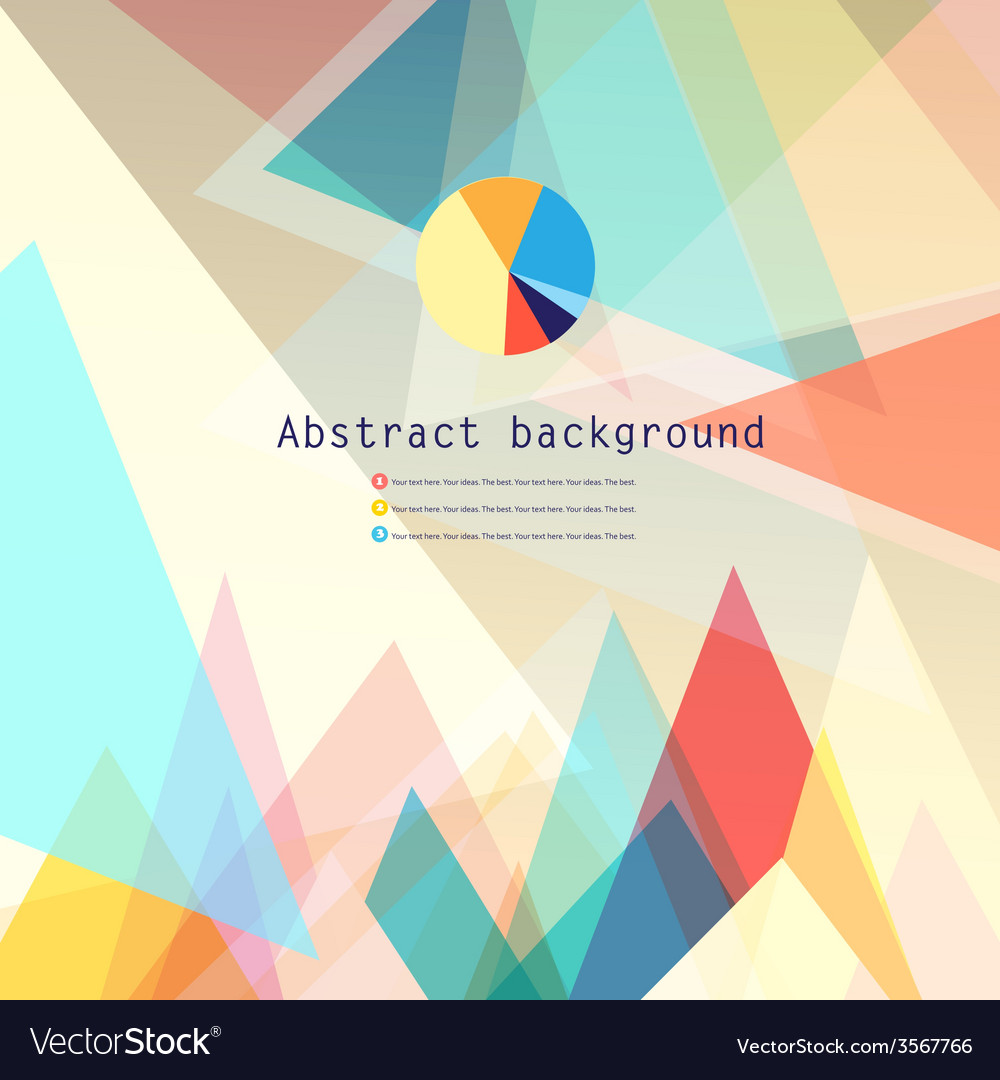 Geometric Color Blocks Background