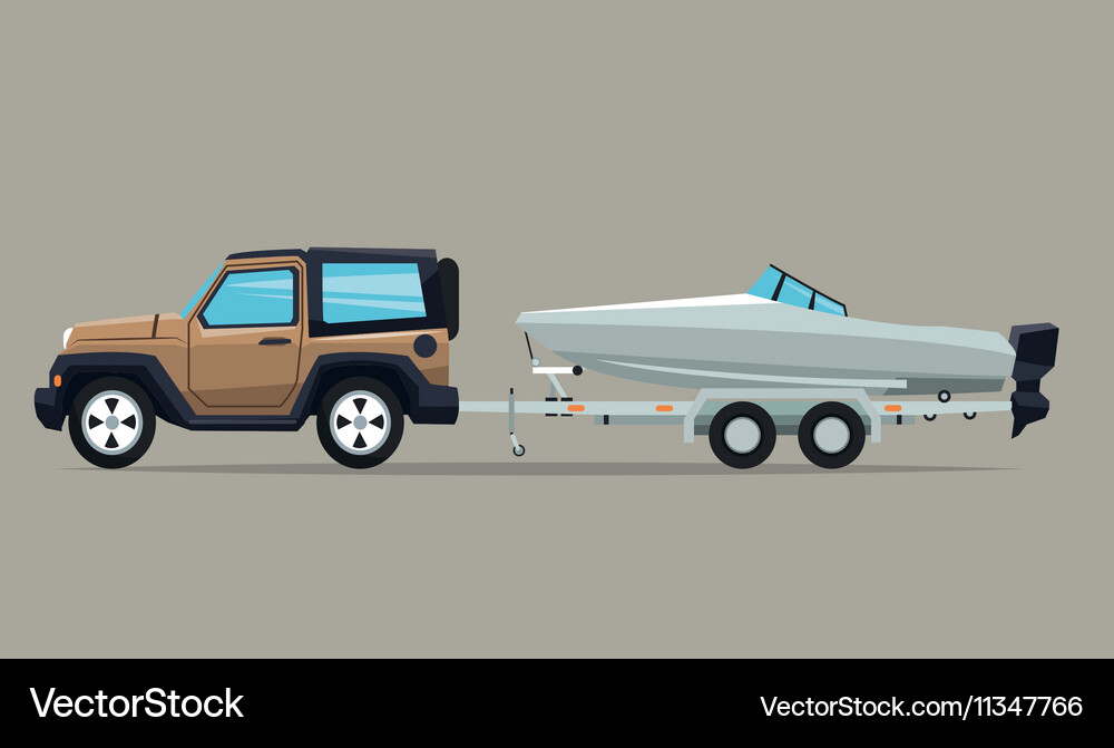 Jeep vehicle and transportation design Royalty Free Vector