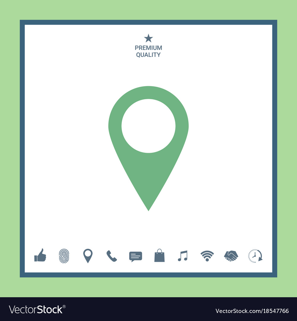 Map pointer icon