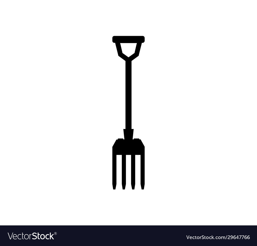 Rake icon in on white background