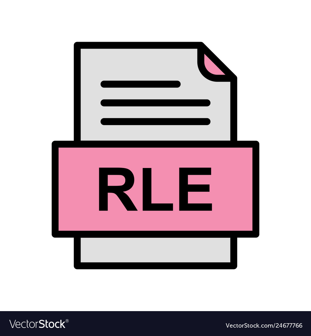 Rle file document icon
