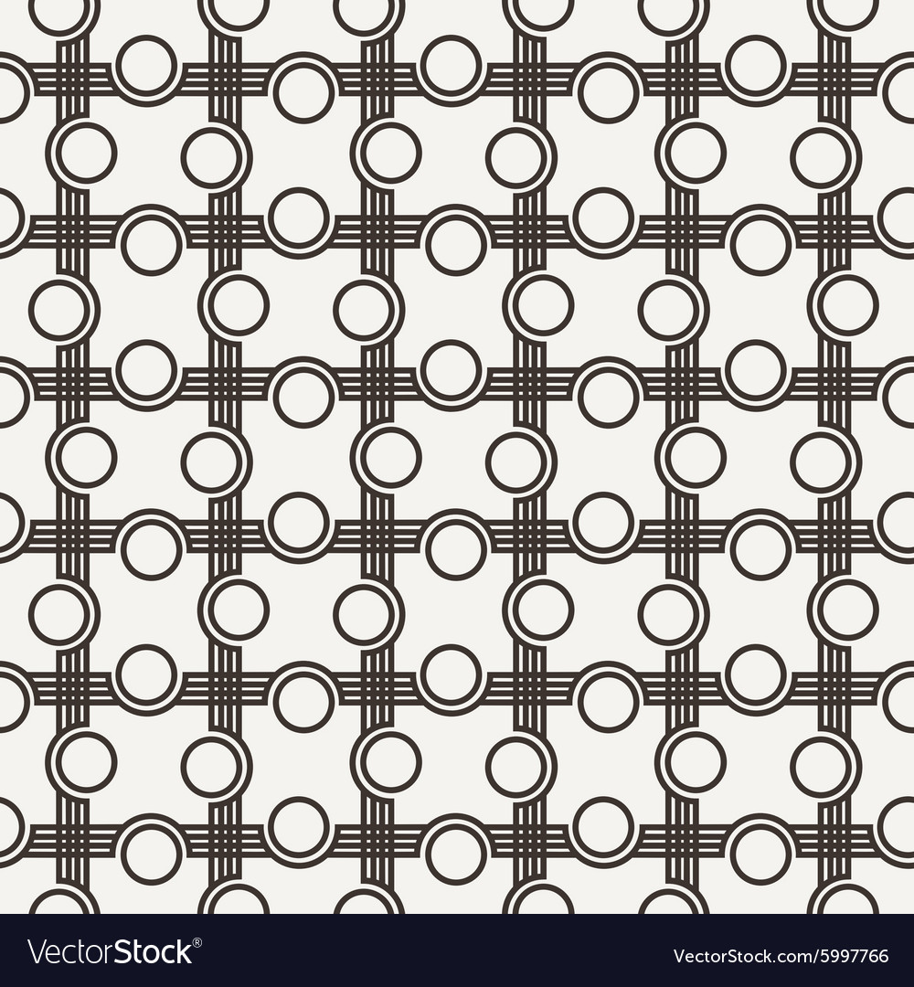Seamless pattern of curved lines