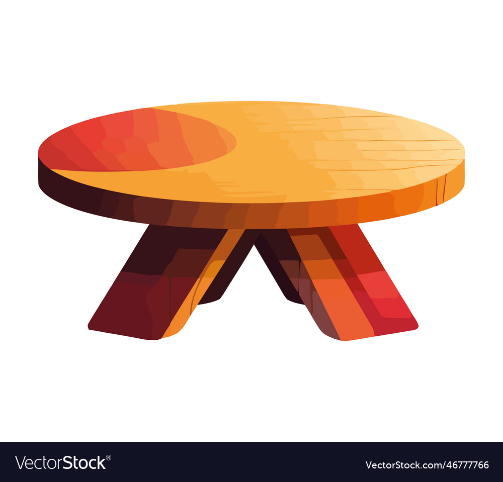 Wooden table decorative Royalty Free Vector Image