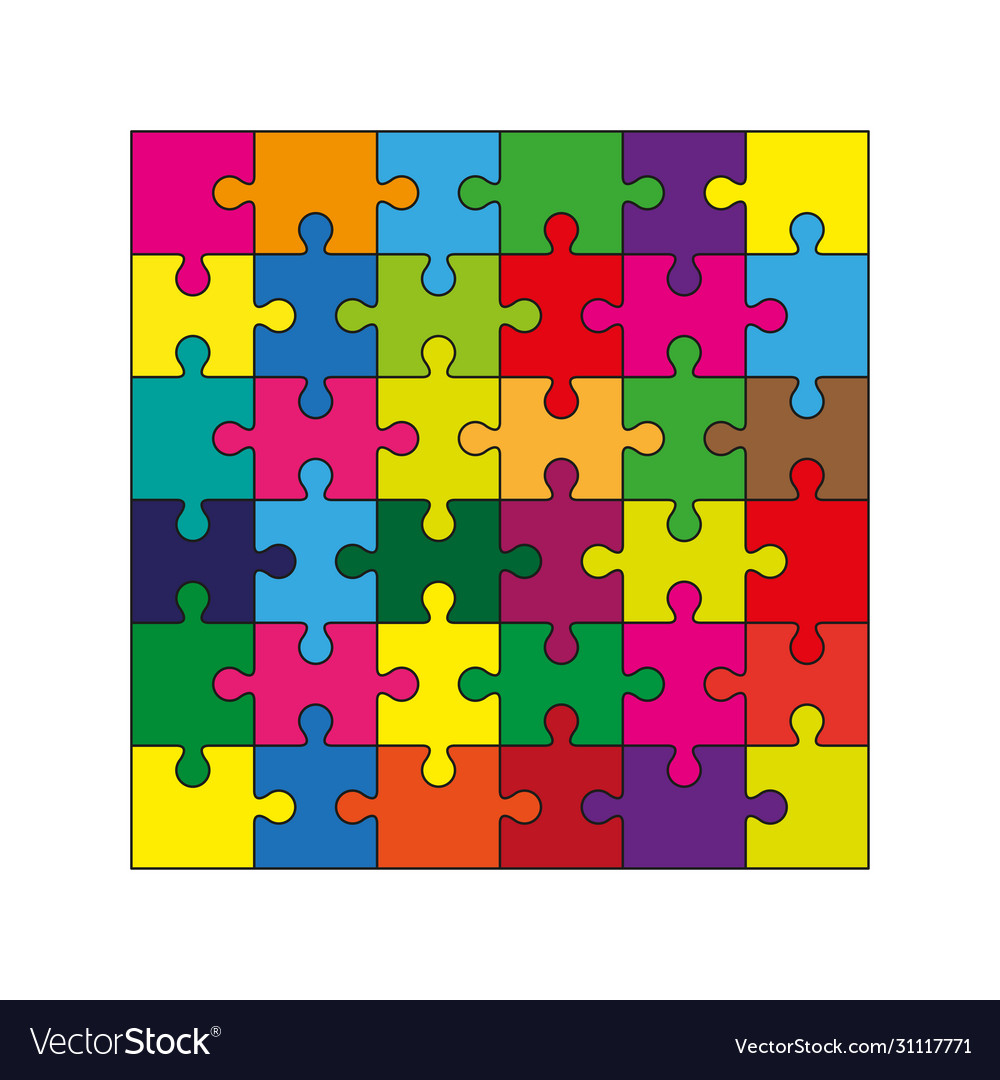 A set color puzzles simple