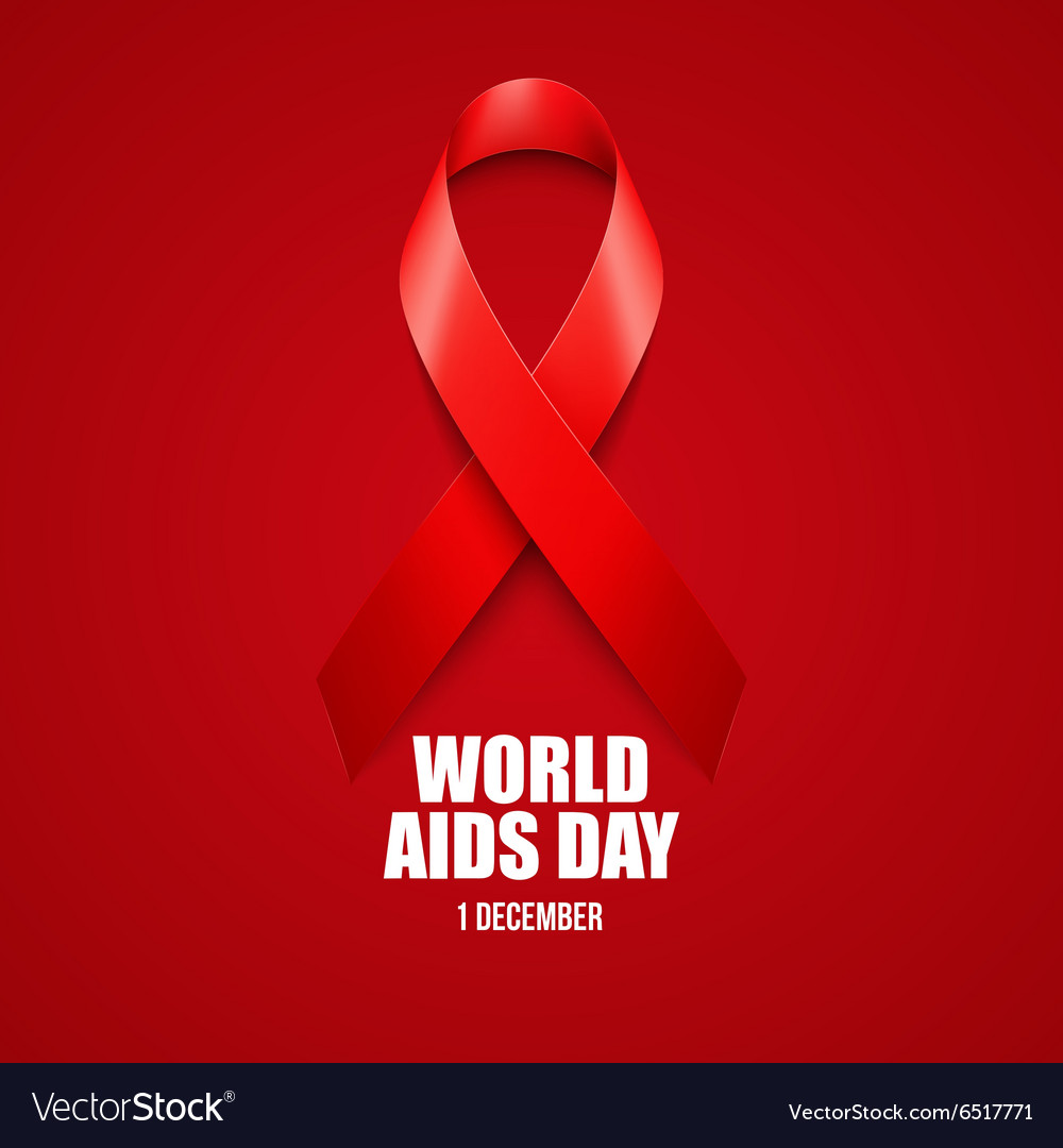 Aids awareness world day concept Royalty Free Vector Image