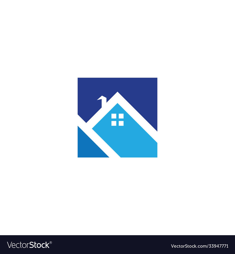 Architecture logo design template icon house Vector Image