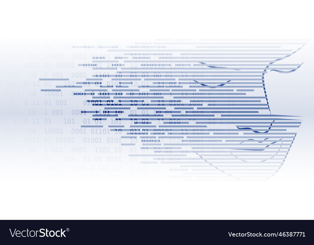 Artificial intelligence technology web background