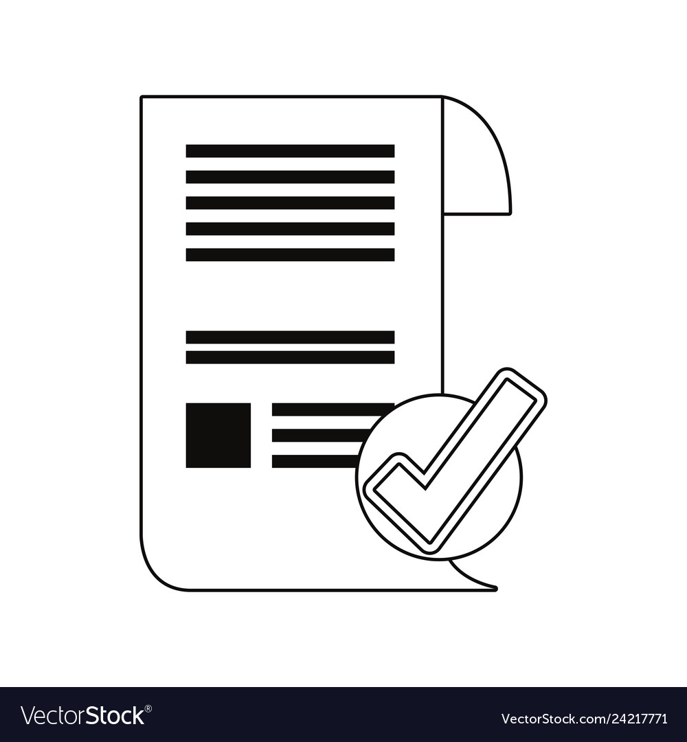 Document file paper checkmark