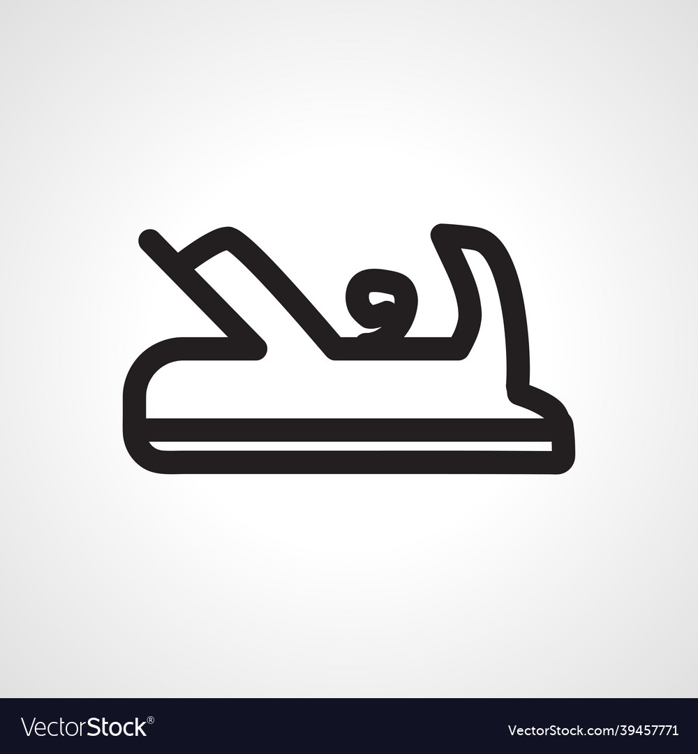 Jointer line icon linear outline