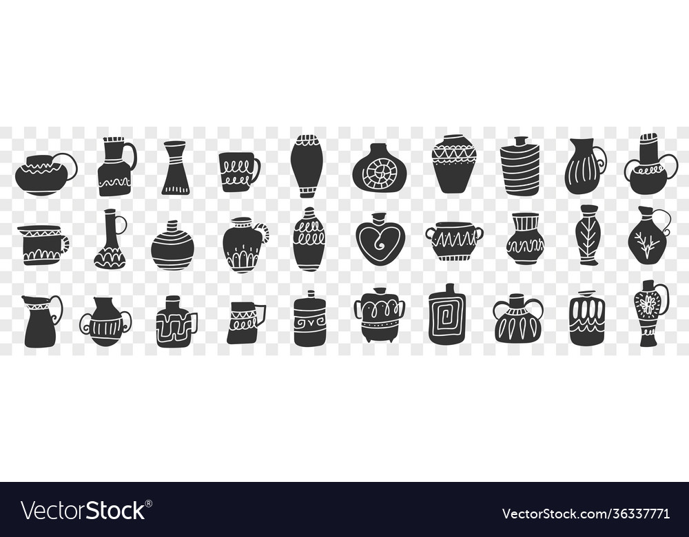 Jugs und Container Doodle Set