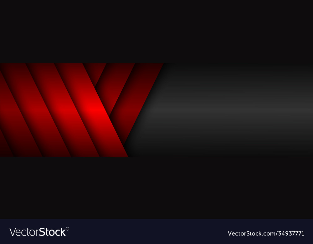 Modern bright red header vibrant overlap stripes