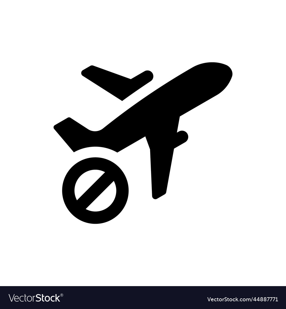 No flight icon