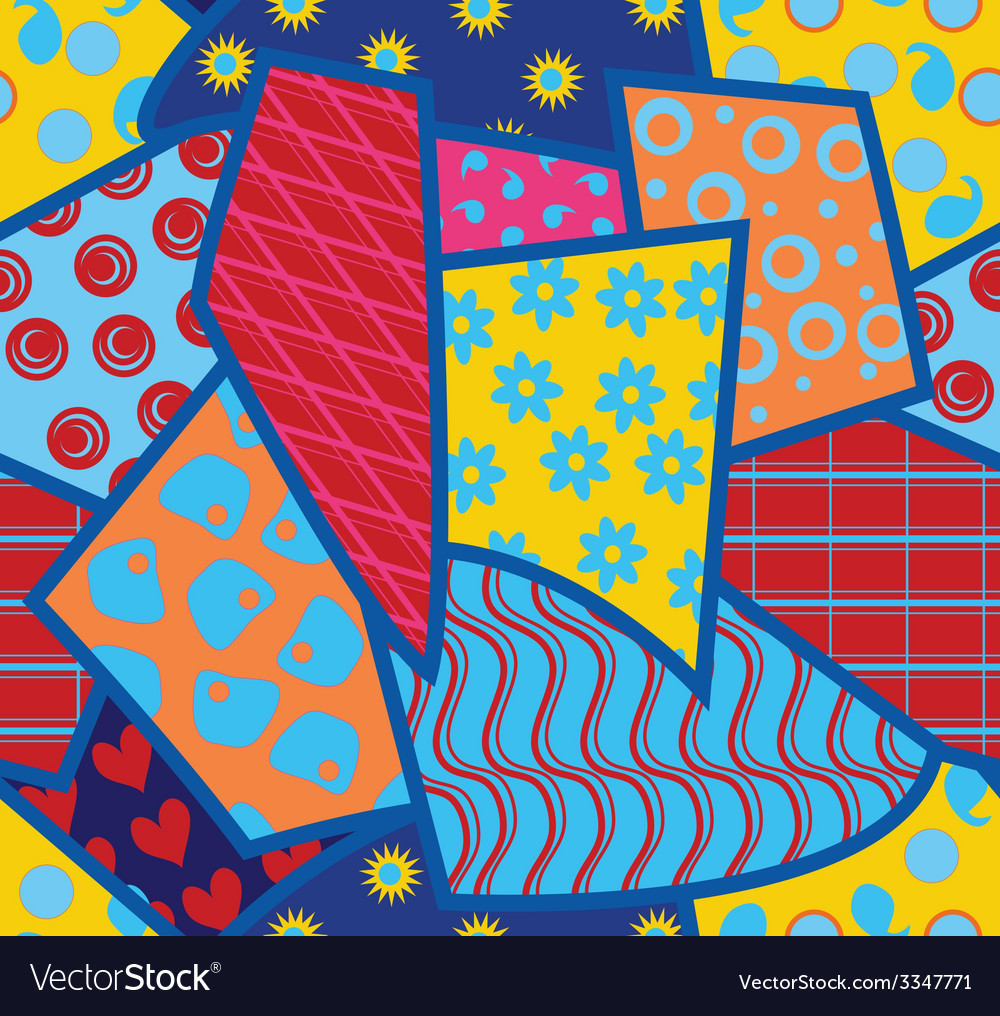 Patchwork seamless background