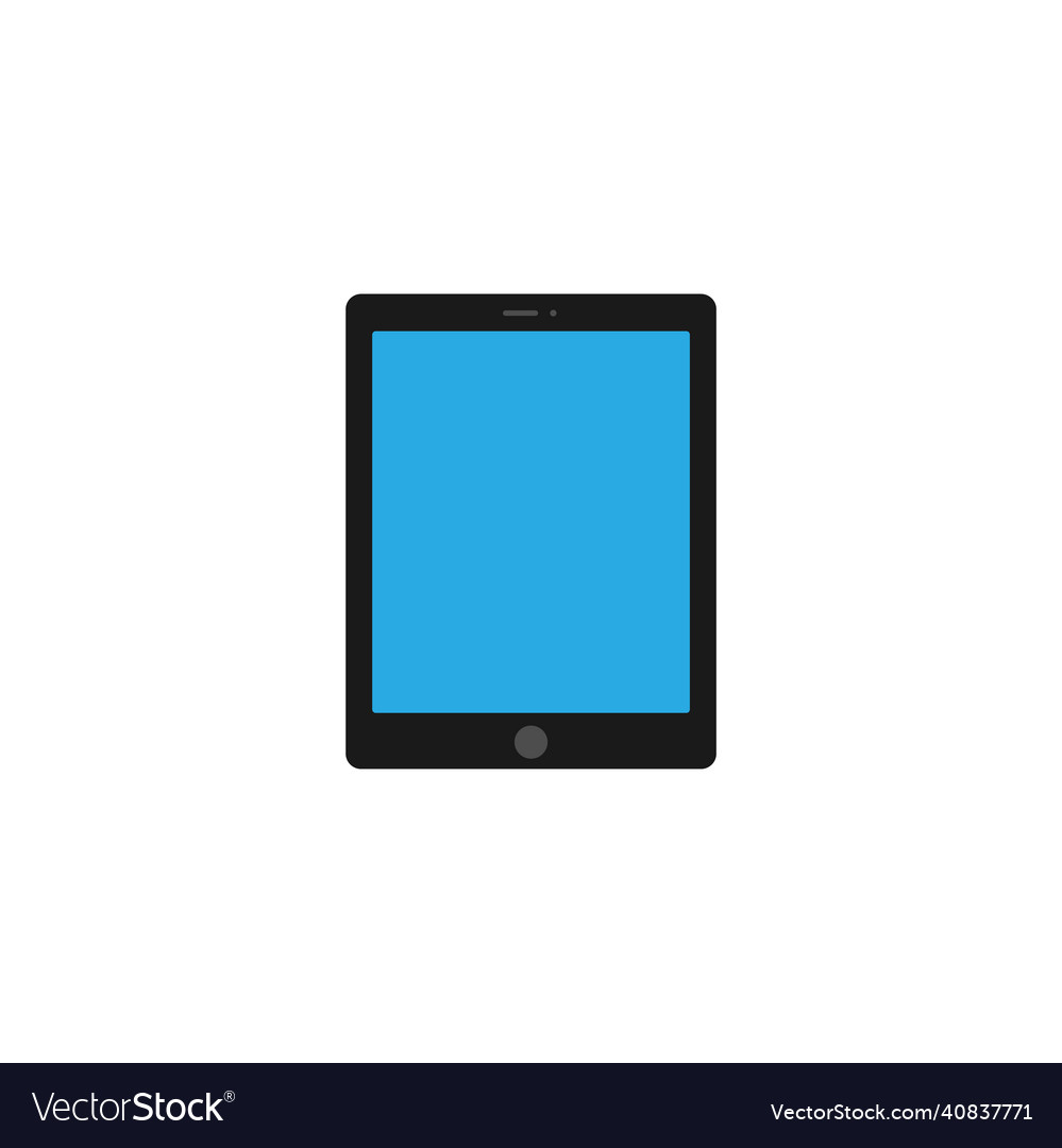 Tablet gadget icon design template isolated