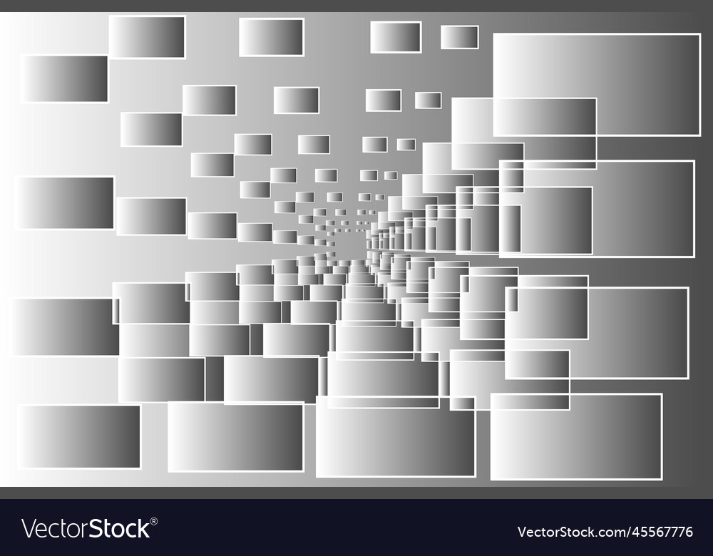 Abstract gradient monochrome background Royalty Free Vector