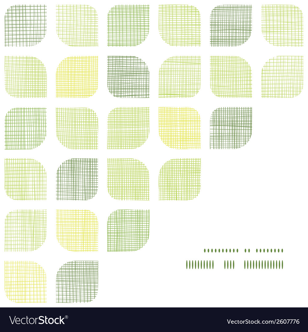 Green Rounded Square Pattern