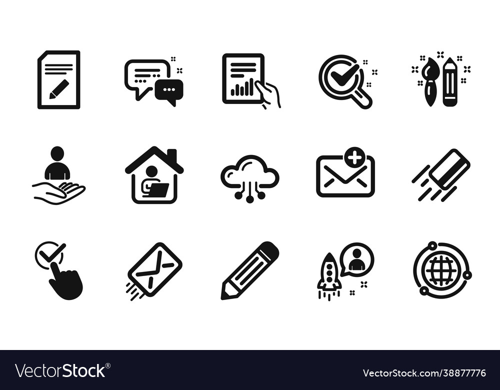 Set globe cloud computing Vector Image Set globe cloud computing