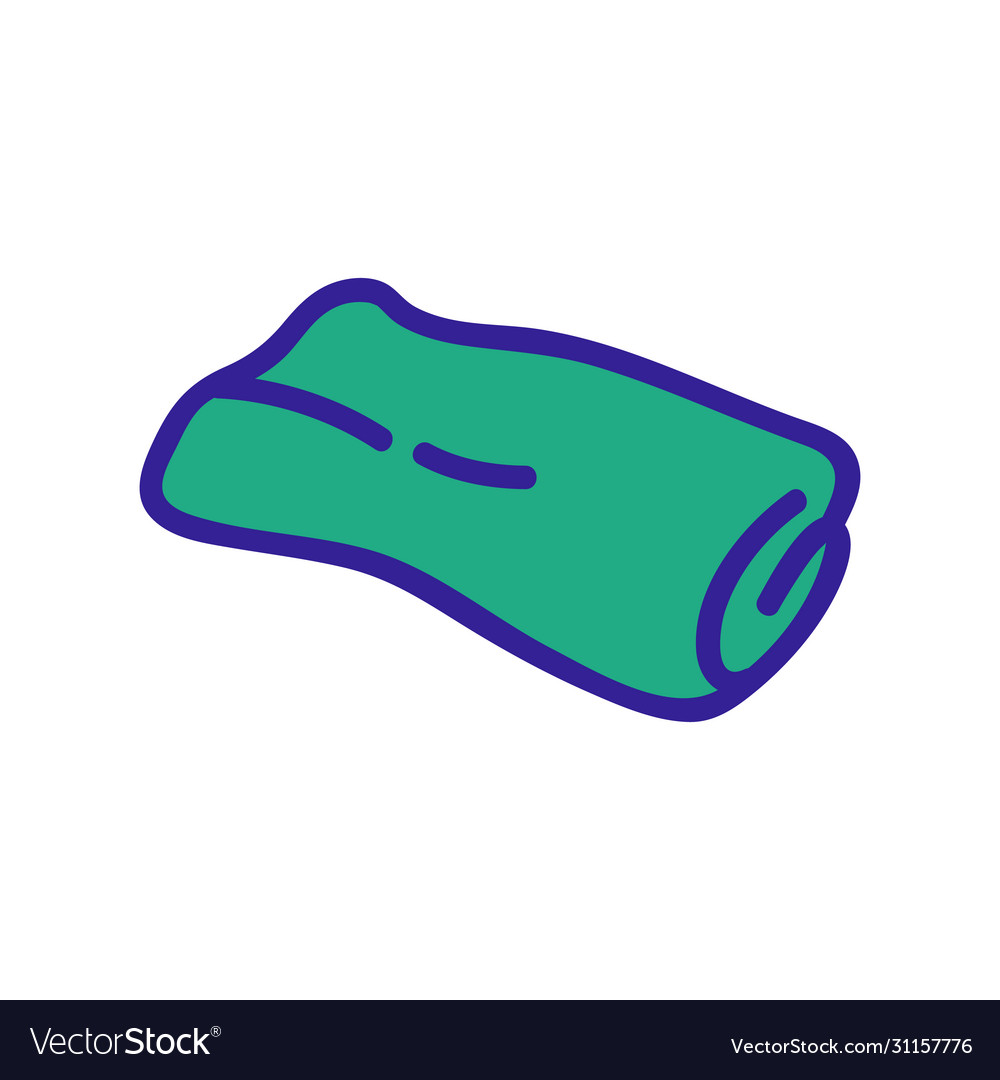Towel set icon outline