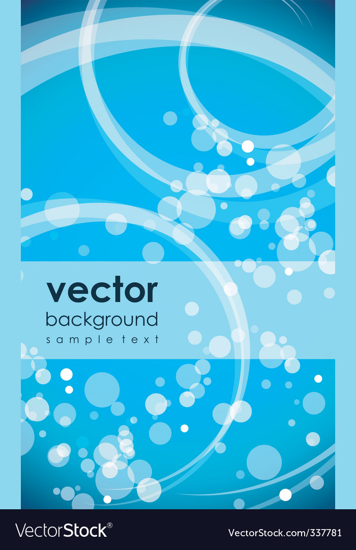 Aqua Element Background with Text Space