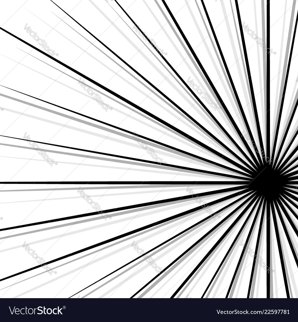 Circular radial radiating lines element abstract