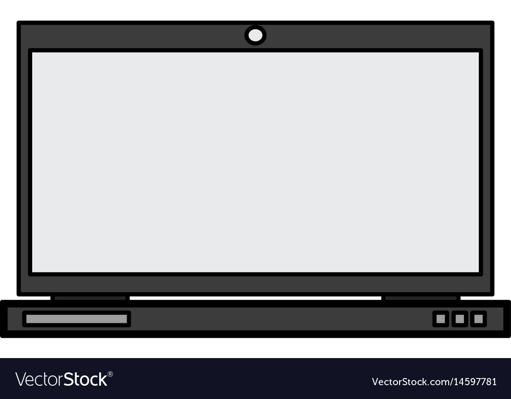 Color image realistic laptop computer tech device