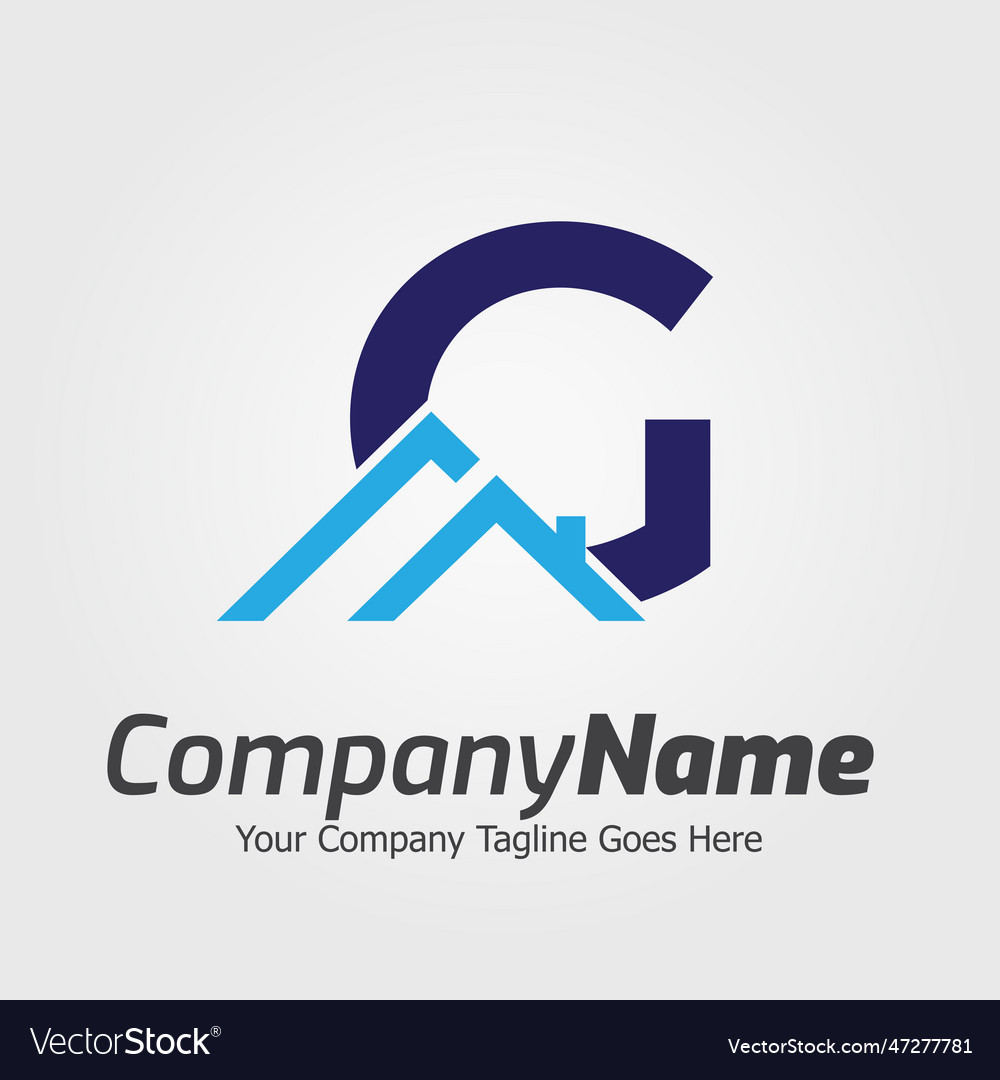 Letter g logo template colorful