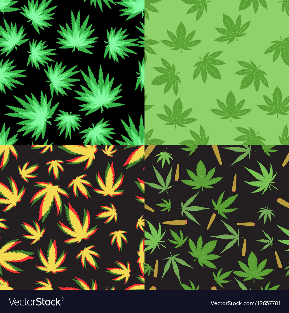 Marijuana seamless pattern