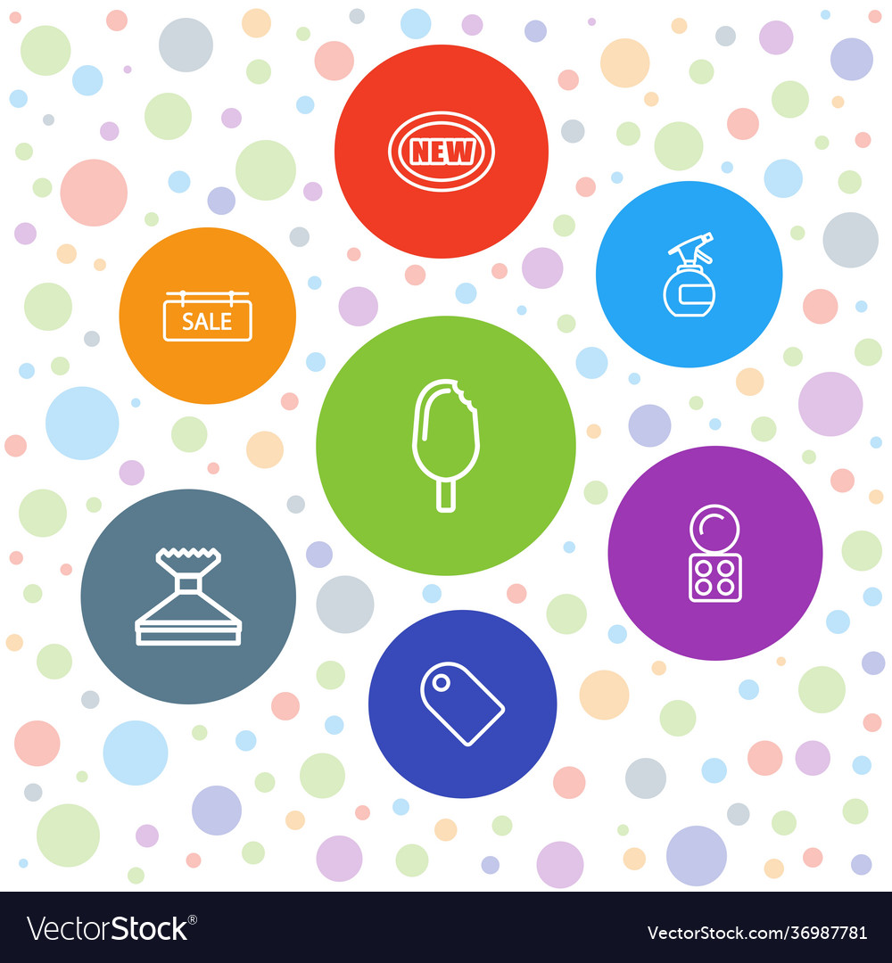 Produkte Icons vector image Produkte Icons