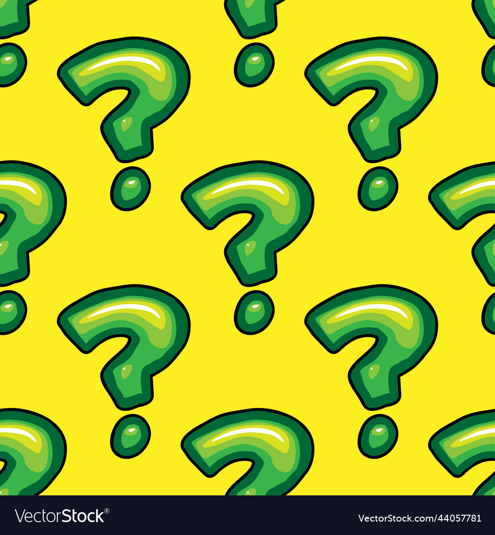 Question Mark Seamless Pattern