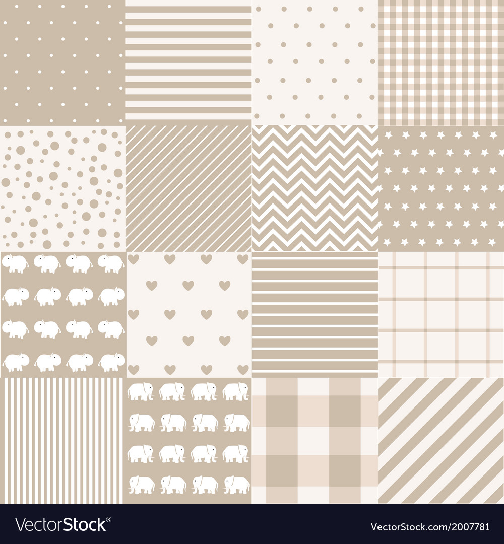 Seamless patterns - digital scrapbook