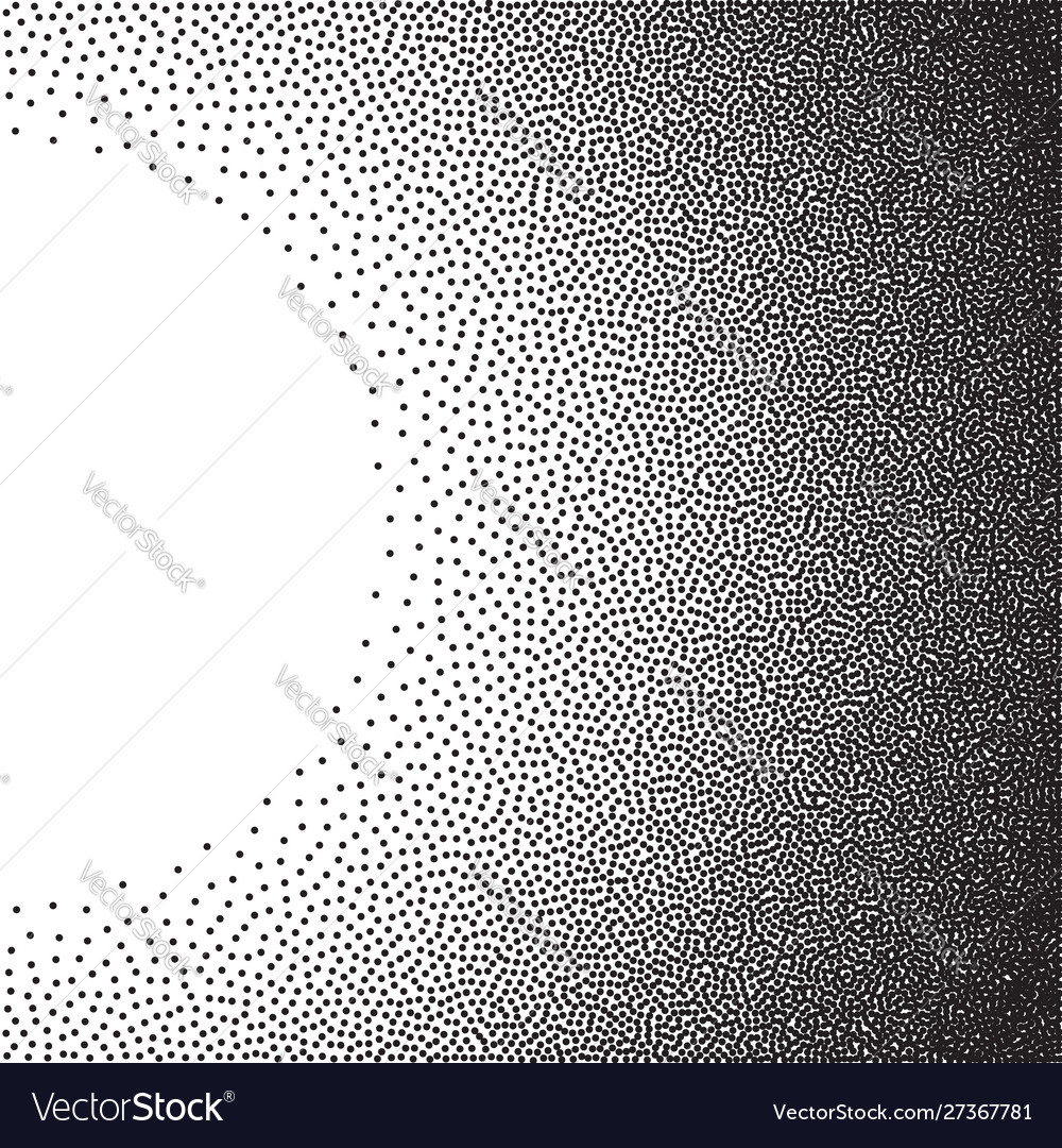 Stochastic raster halftone gradient print vector image Stochastic raster halftone gradient print