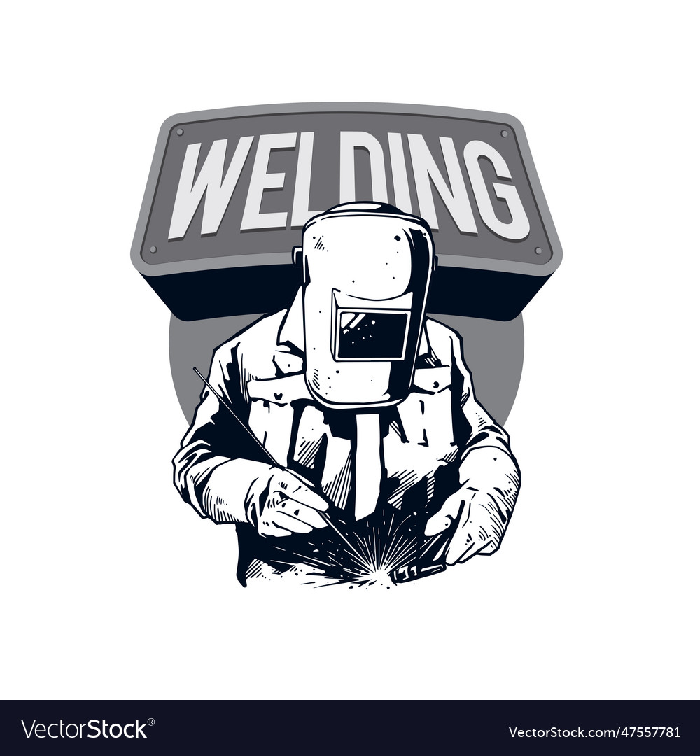 Welding logo design Royalty Free Vector Image - VectorStock