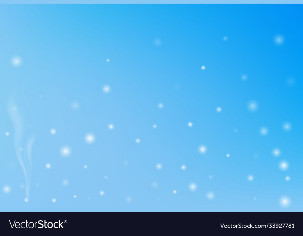 Winter background snow banner