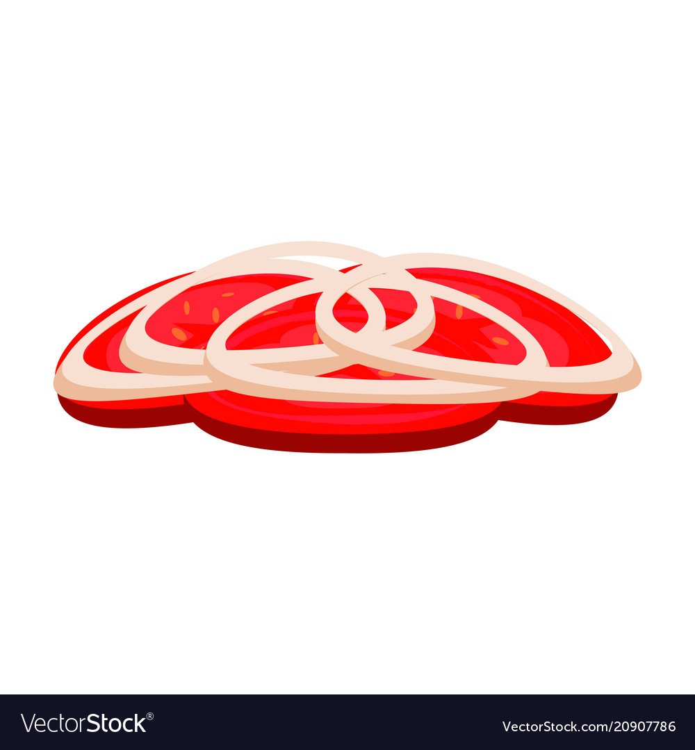 Abstract burger object vector image Abstract burger object