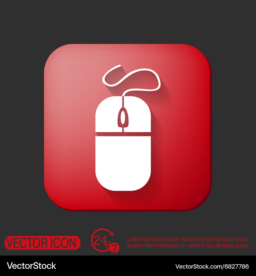 Computer mouse Royalty Free Vector Image - VectorStock