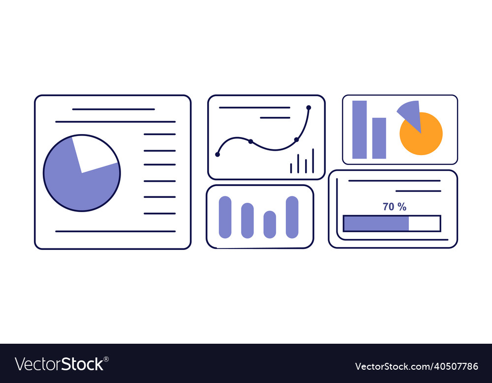 Dashboard icon ui interface mit Diagrammen graphs vector image Dashboard icon ui interface mit Diagrammen graphs