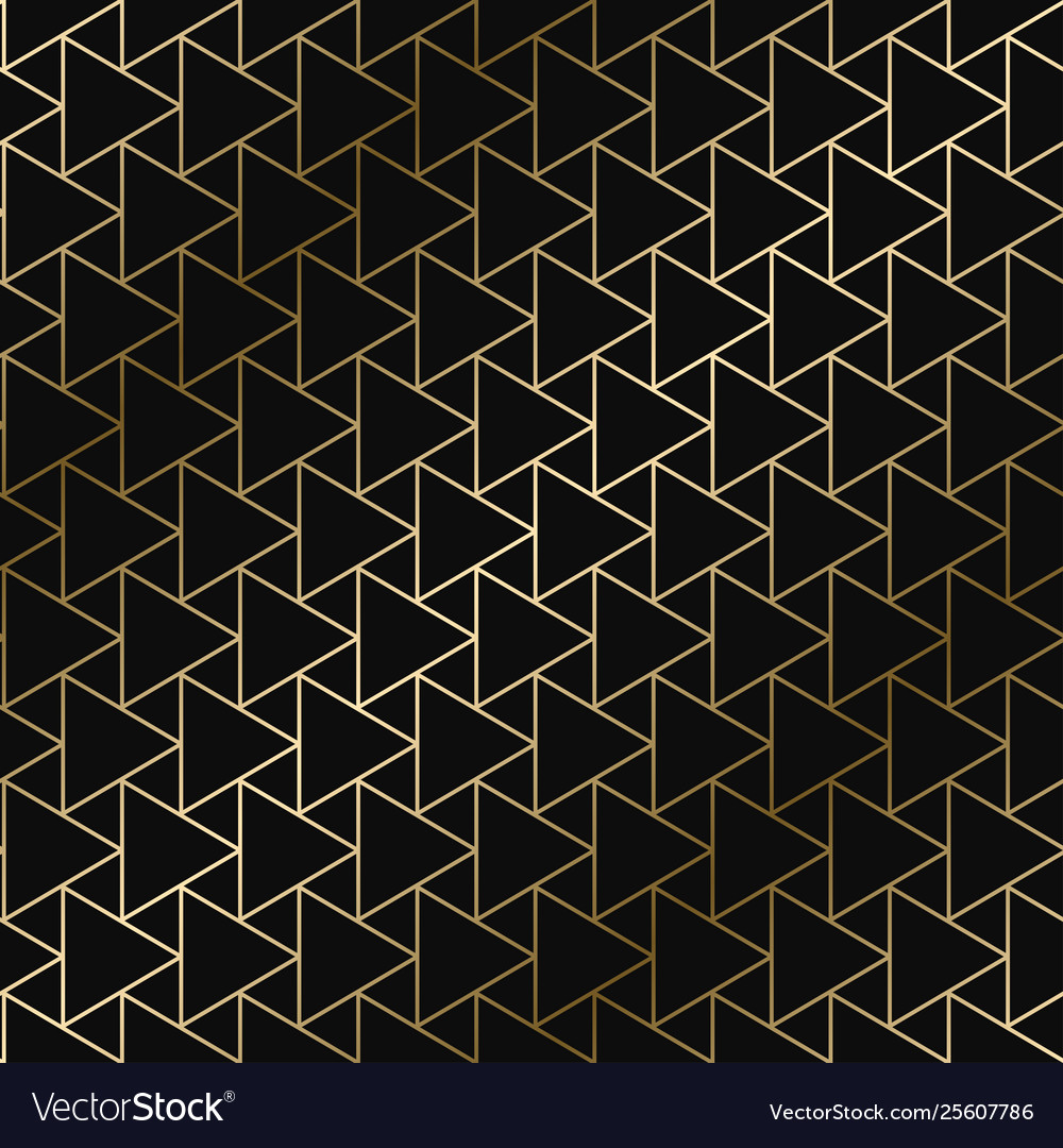 Geometric art deco pattern - seamless Royalty Free Vector