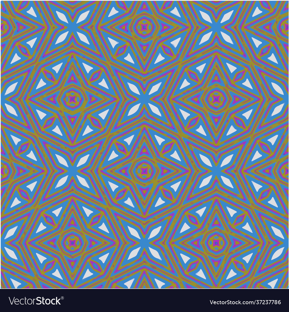Geometric pattern with triangular elements Vector Image Geometric pattern with triangular elements