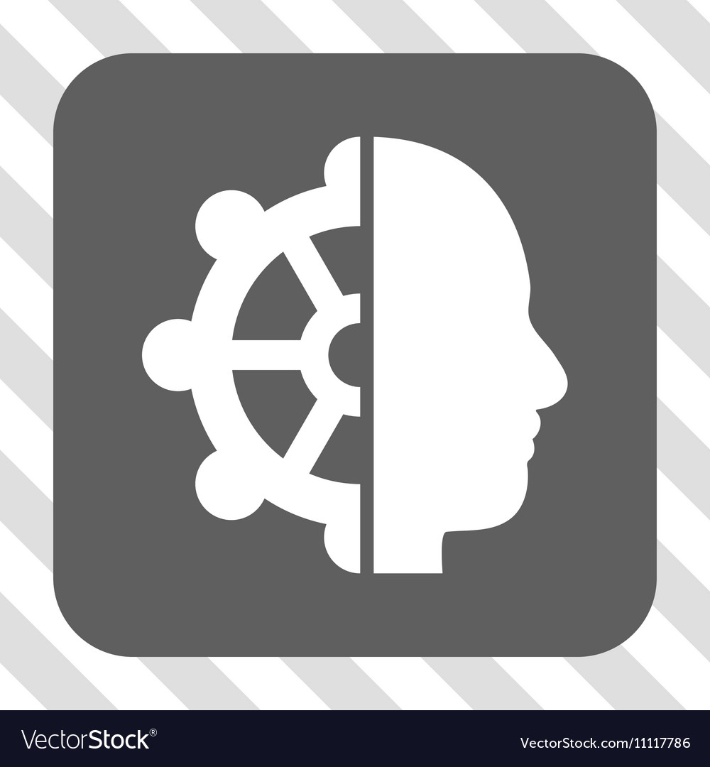 Intellect rounded square button